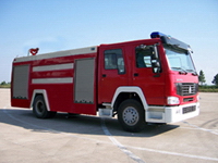 重汽豪濼單橋水罐消防車(chē)8噸