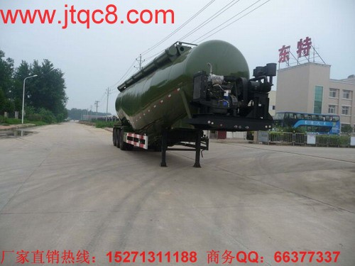 低密度粉粒物料運(yùn)輸半掛車(chē)